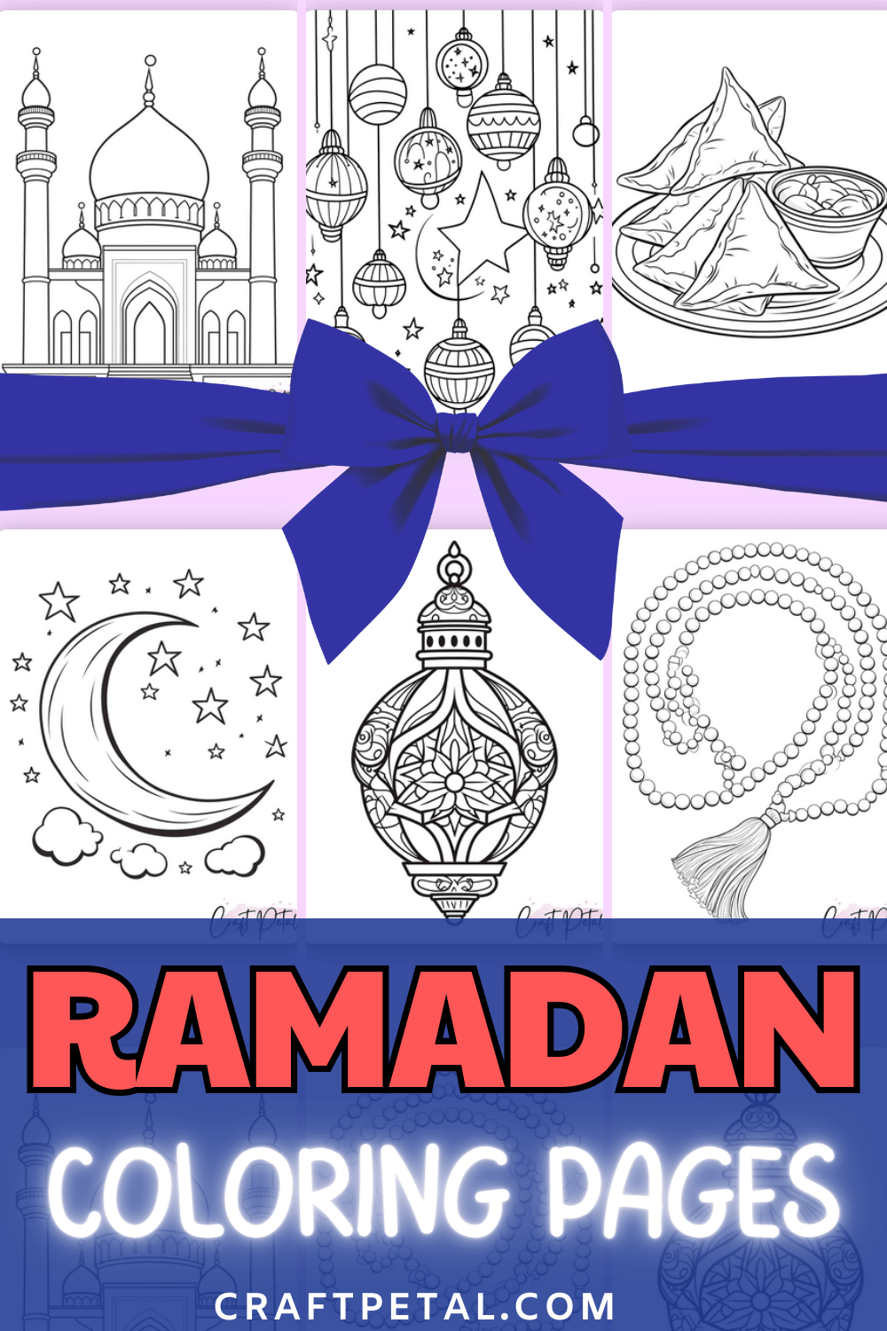 free Ramadan Coloring Pages in islam for a muslim