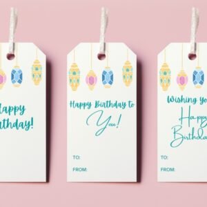 Birthday Gift Tags craft petal shop displayrz
