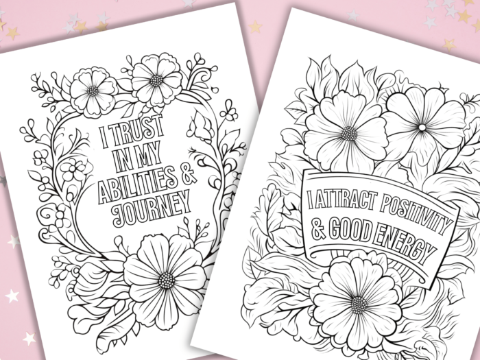 etsy mockup positive affirmations