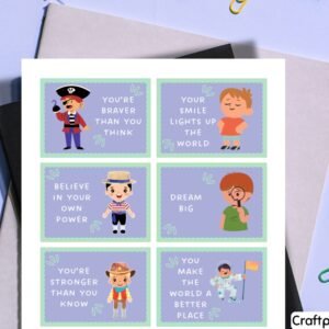 lunchbox notes for boy etsy craft petal rz