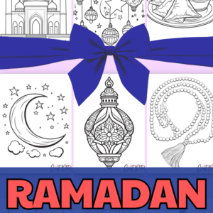 free Ramadan Coloring Pages in islam for a muslim